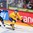 HELSINKI, FINLAND - JANUARY 4: Sweden's Gabriel Carlsson #9 pulls the puck away from Finland's Juho Lammikko #28 during semifinal round action at the 2016 IIHF World Junior Championship. (Photo by Matt Zambonin/HHOF-IIHF Images)

